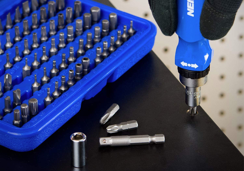 neiko 101-piece ratchet screwdriver set