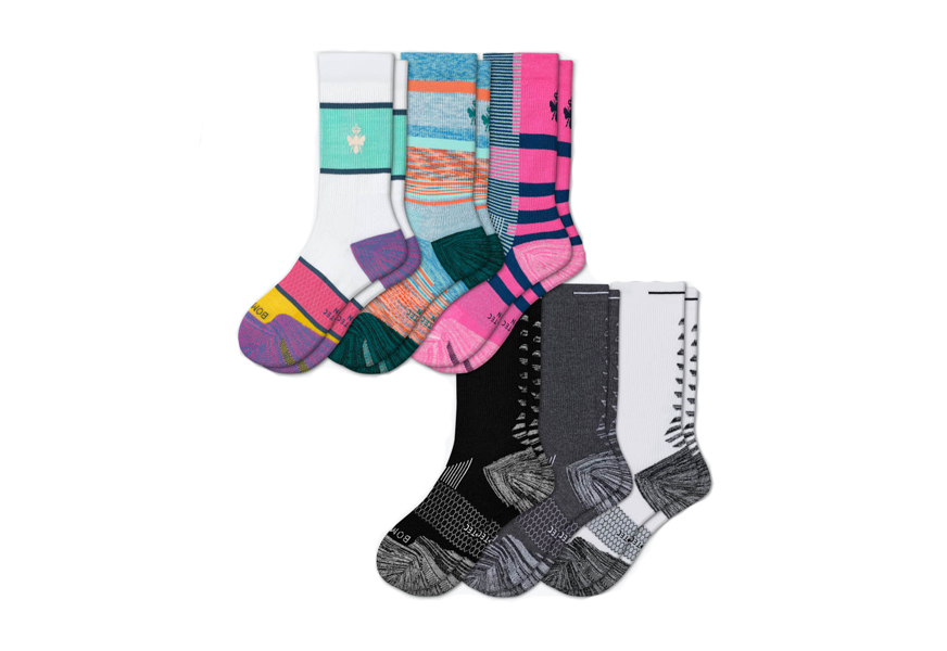 bombas performance running calf wicking sock