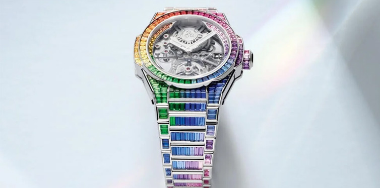 hublot rainbow watch