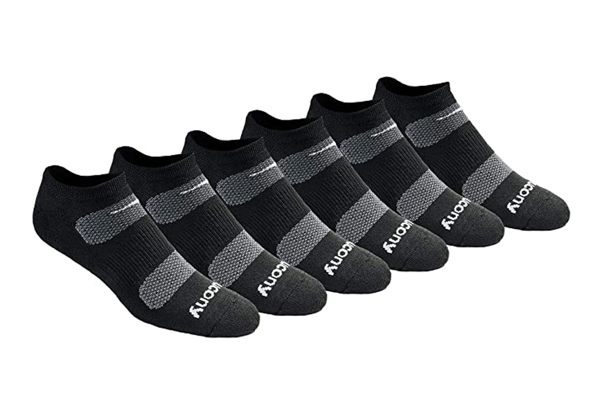 saucony mesh ventilating wicking socks