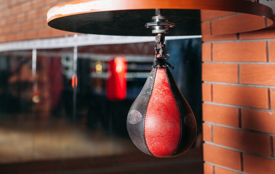 a speed bag