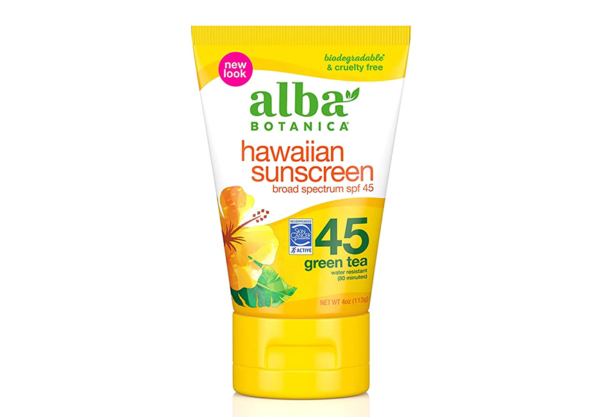 alba botanica sunscreen lotion SPF 45