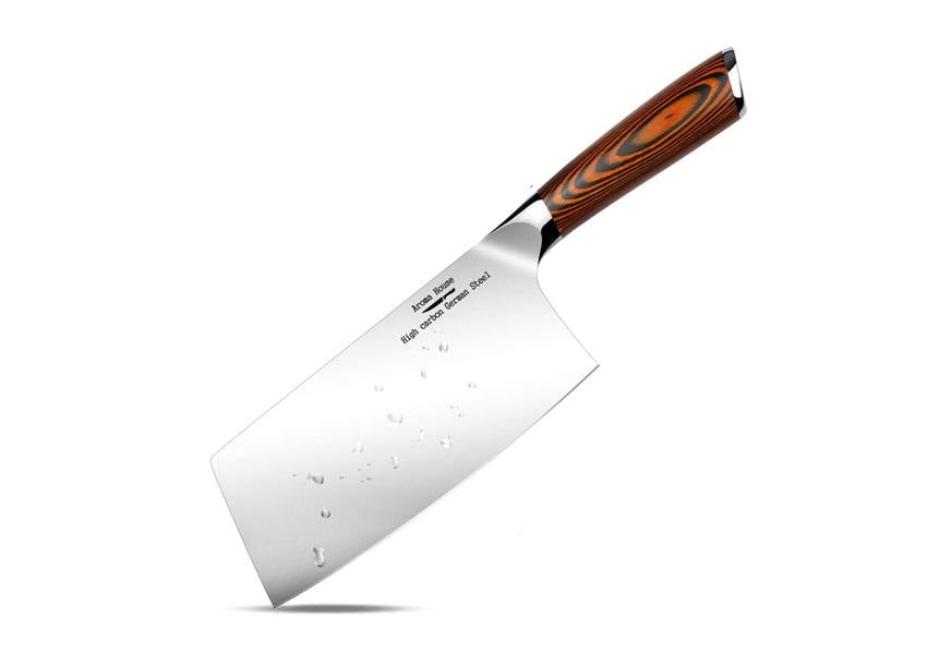 7.25′′ Meat Cleaver with Black or White Poly Handle