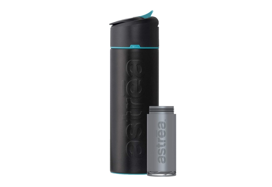astrea one premium stainless steel filtering water bottle