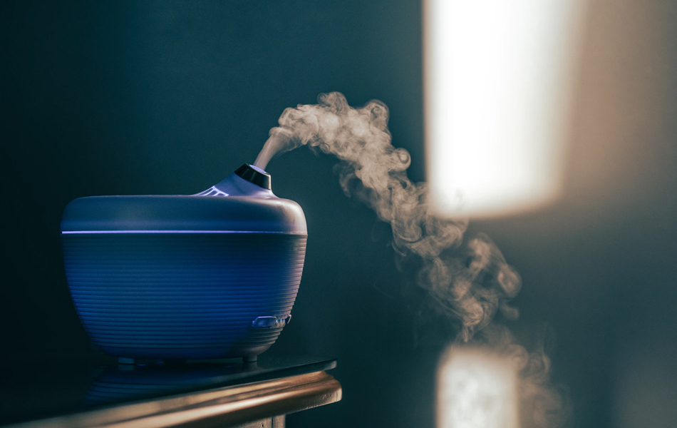 blue essential oil diffuser