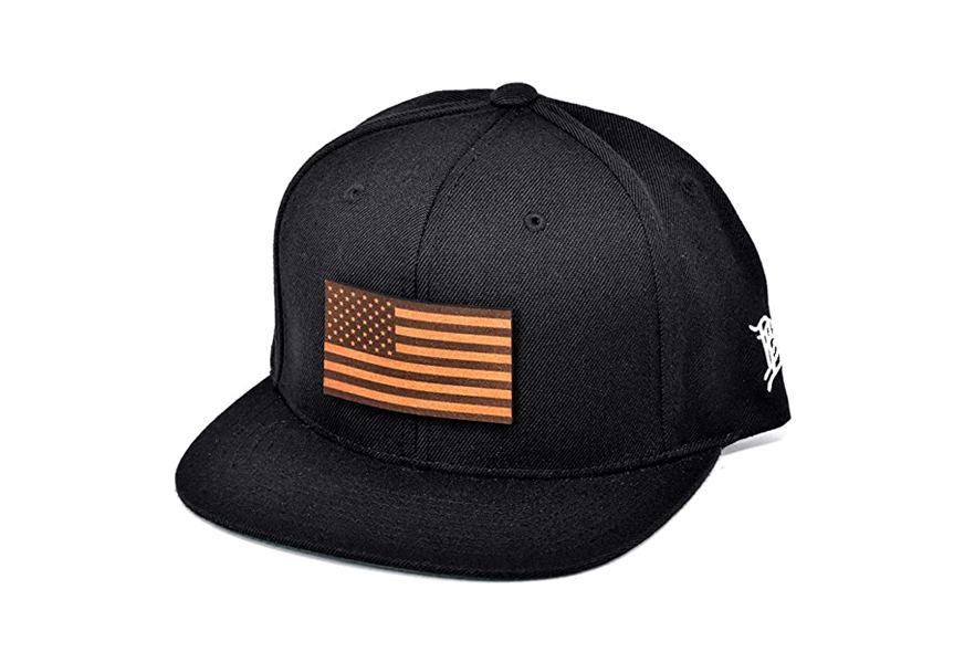 branded bills leather patch hat