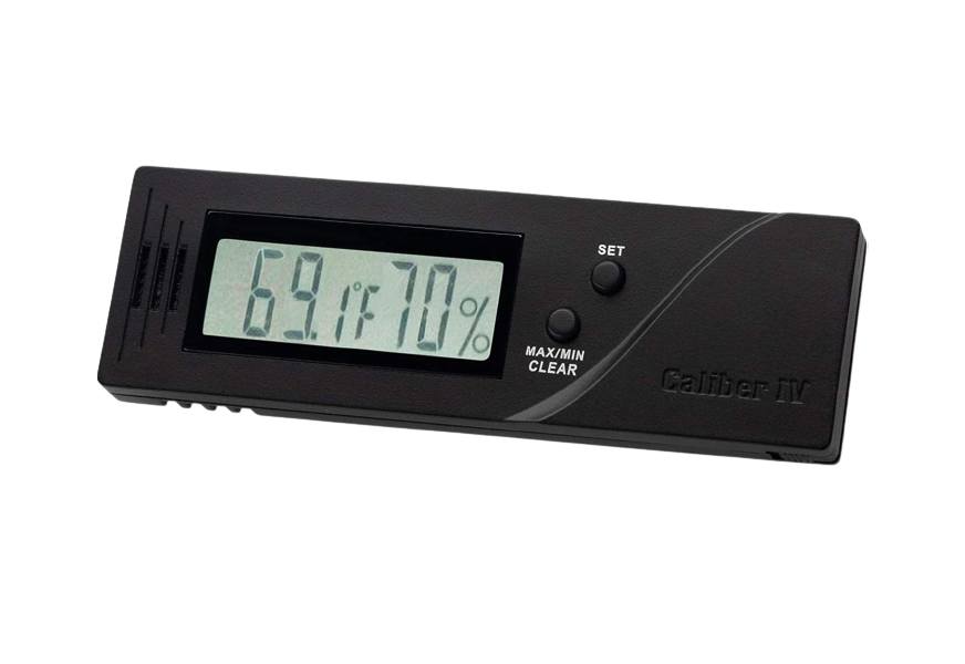 Xikar PuroTemp Digital Gauge Hygrometer, Accurate Right Out of The Box, 15-Second Refresh Rate