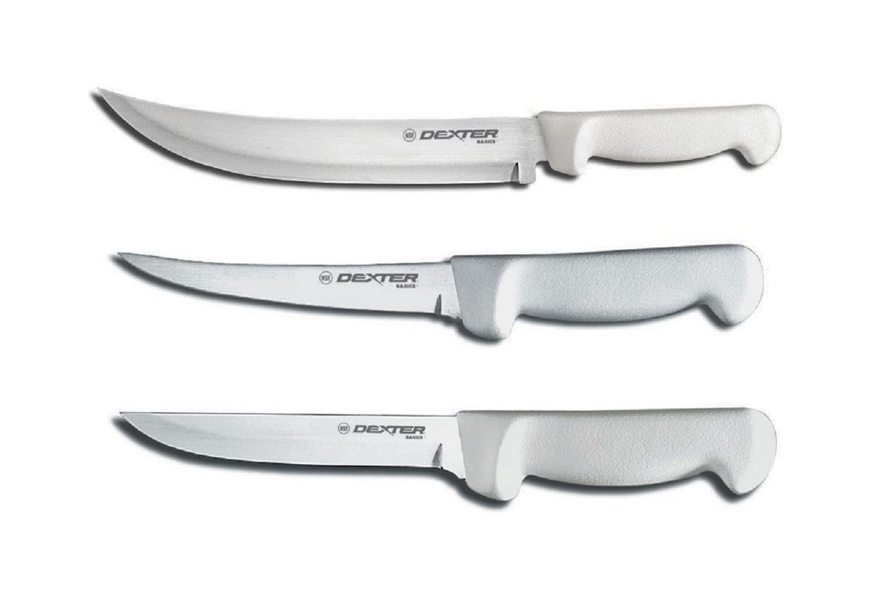 dexter russell 3 piece butcher knife chef set