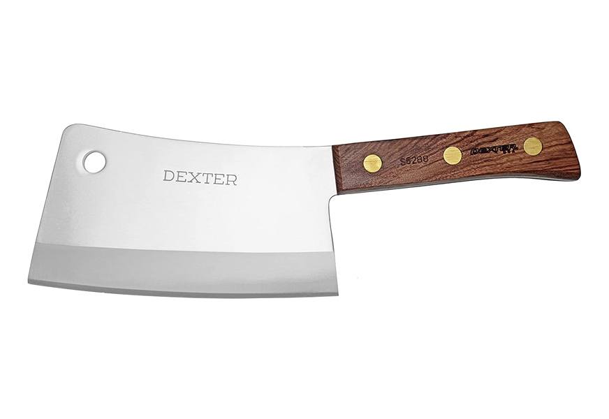 7.25′′ Meat Cleaver with Black or White Poly Handle