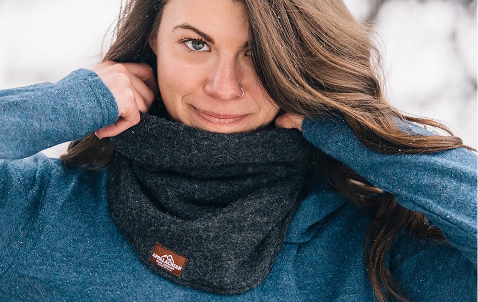 girl wearing neck gaiter