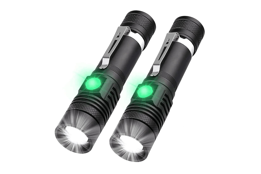 karrong 1200 lumens led tactical flashlights 2-pack