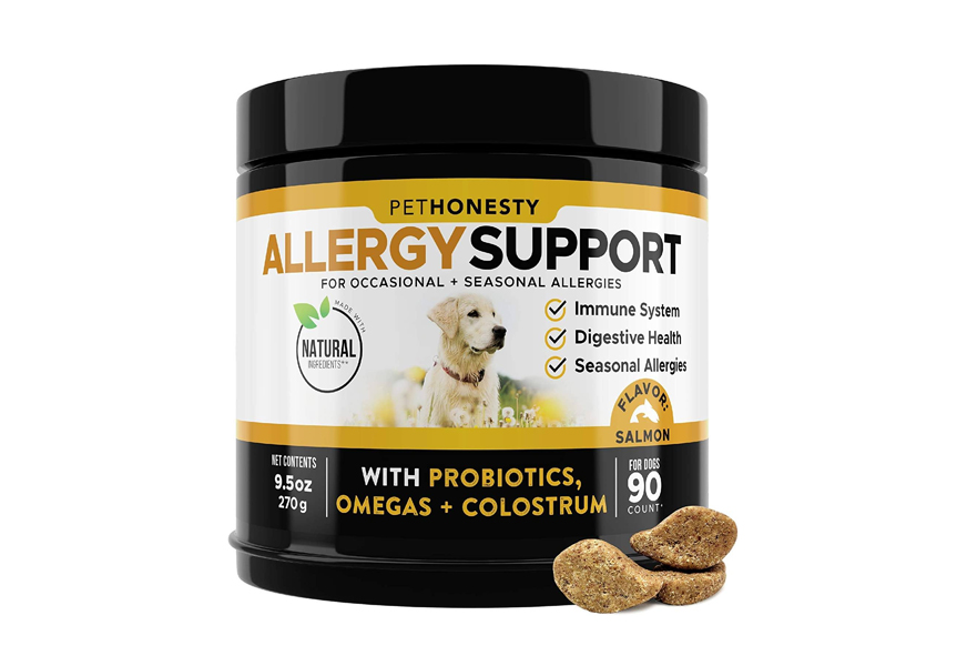 pethonesty allergy support supplement for dogs