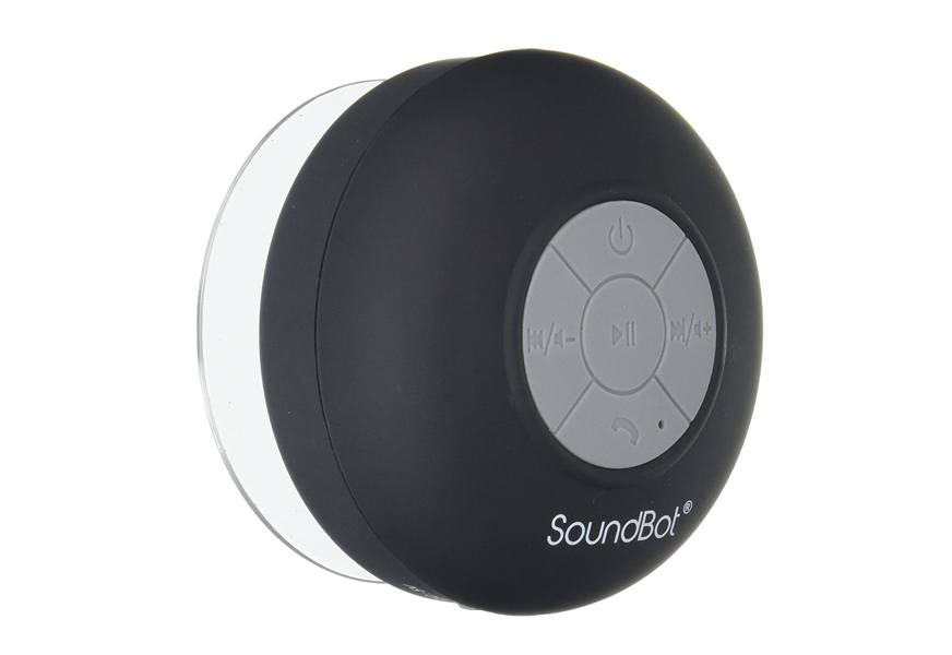 soundbot sb510 hd water resistant bluetooth 3.0 shower speaker