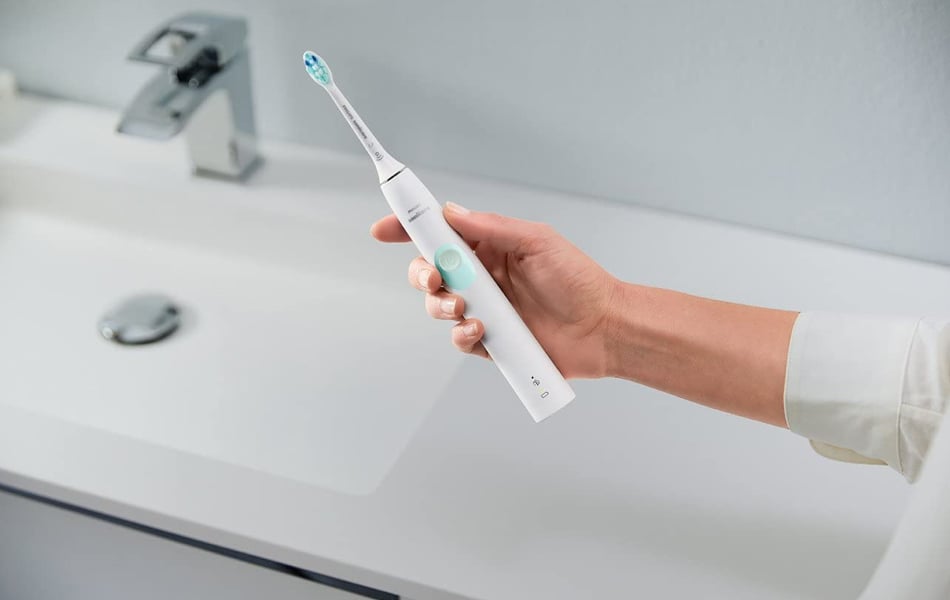 the electric toothbrush