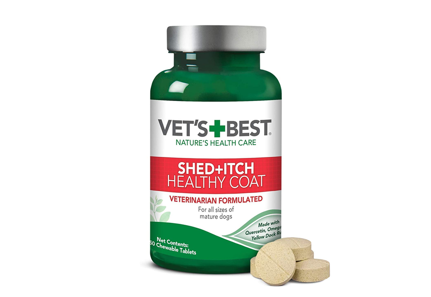 vet's best healthy coat shed-&-itch relief dog supplements