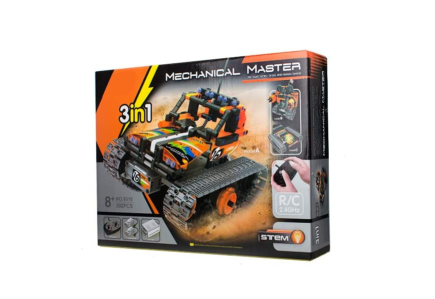 3 in 1 step remote control building kits