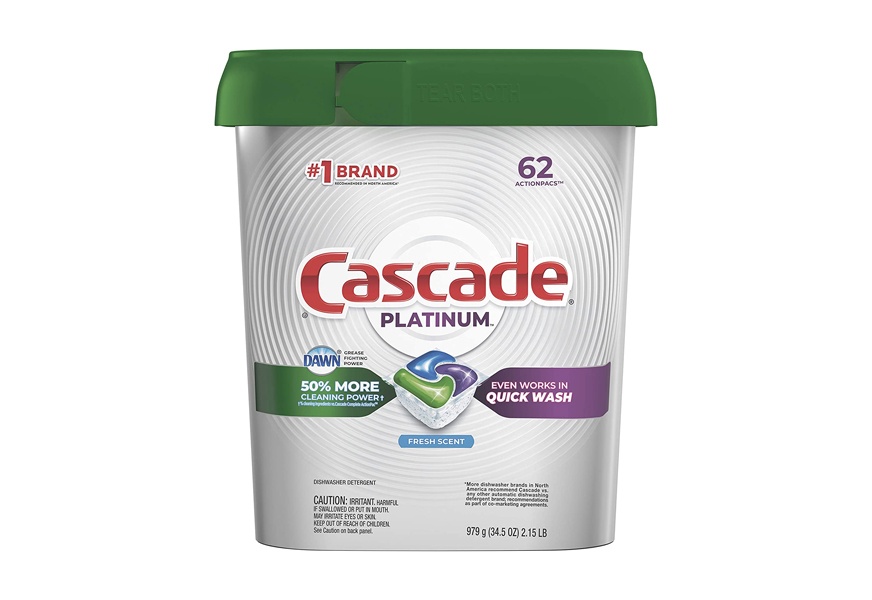 cascade platinum dishwasher pods