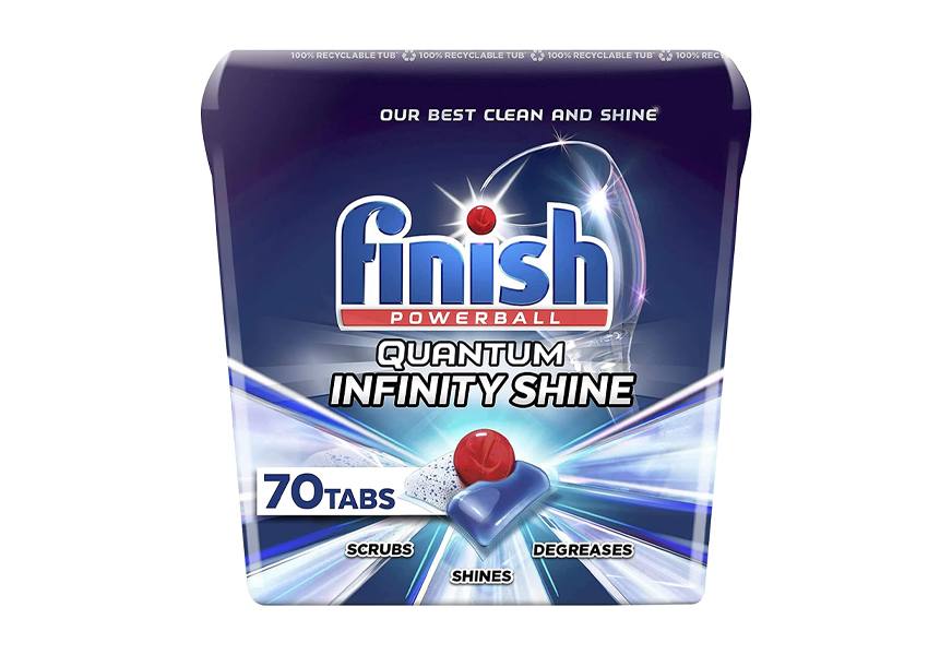 finish quantum infinity shine dishwasher pods