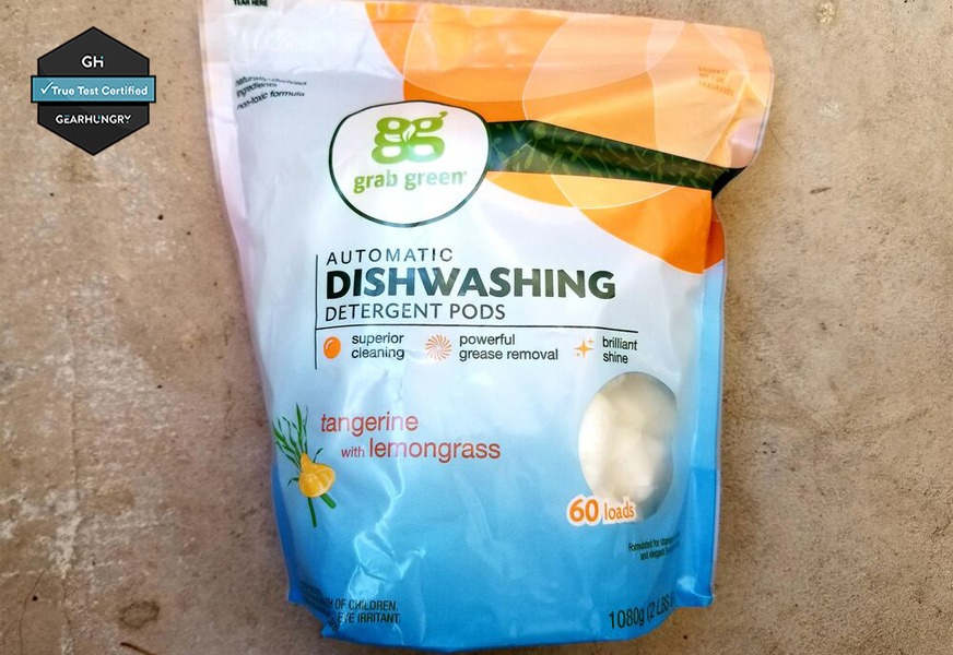 grab green natural dishwasher pods