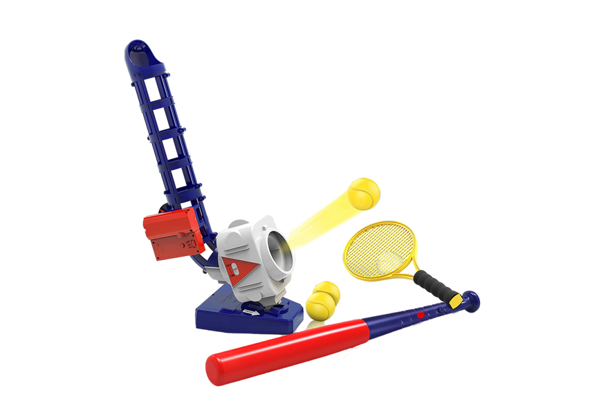 iplay ilearn 2 in 1 baseball & tennis pitching machine