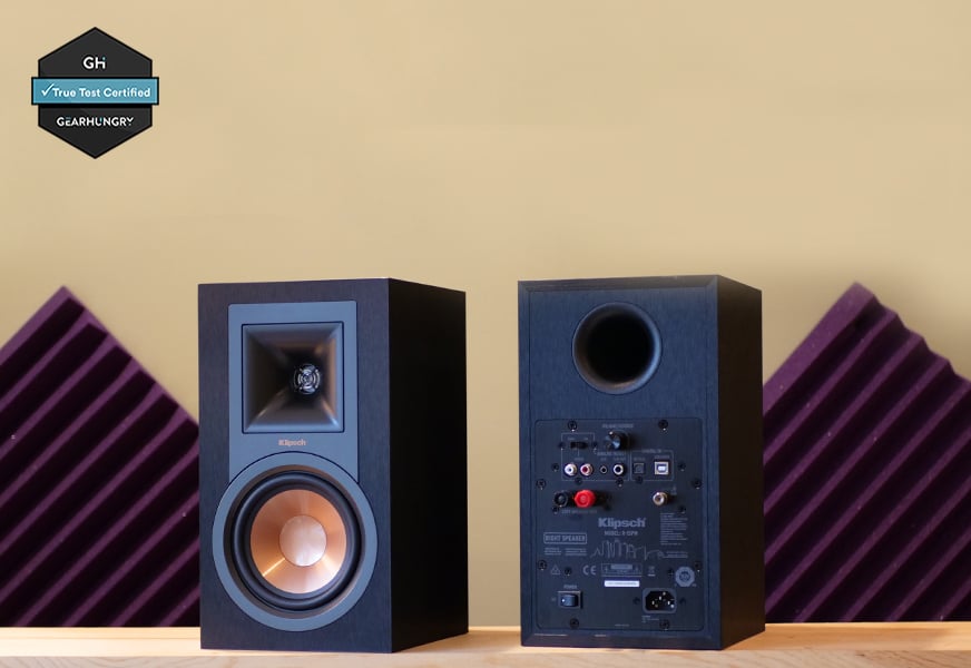 klipsch r-15pm powered monitor bookshelf speaker