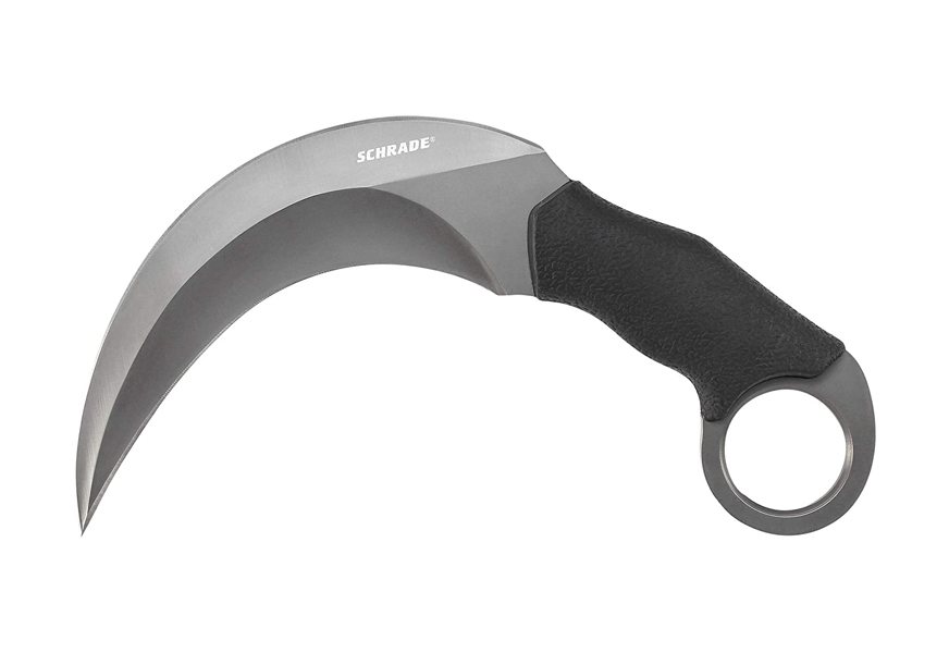 schrade full tang fixed karambit blade