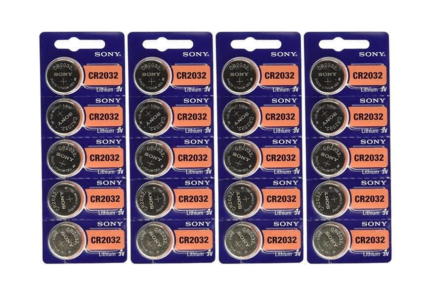 sony cr2032 batteries 20-pack