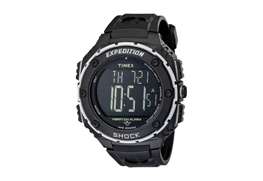 timex expedition shock xl fishing watch