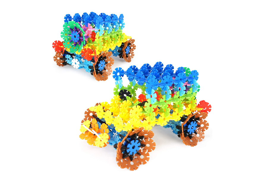 viahart brain flakes 500 piece interlocking plastic disc set