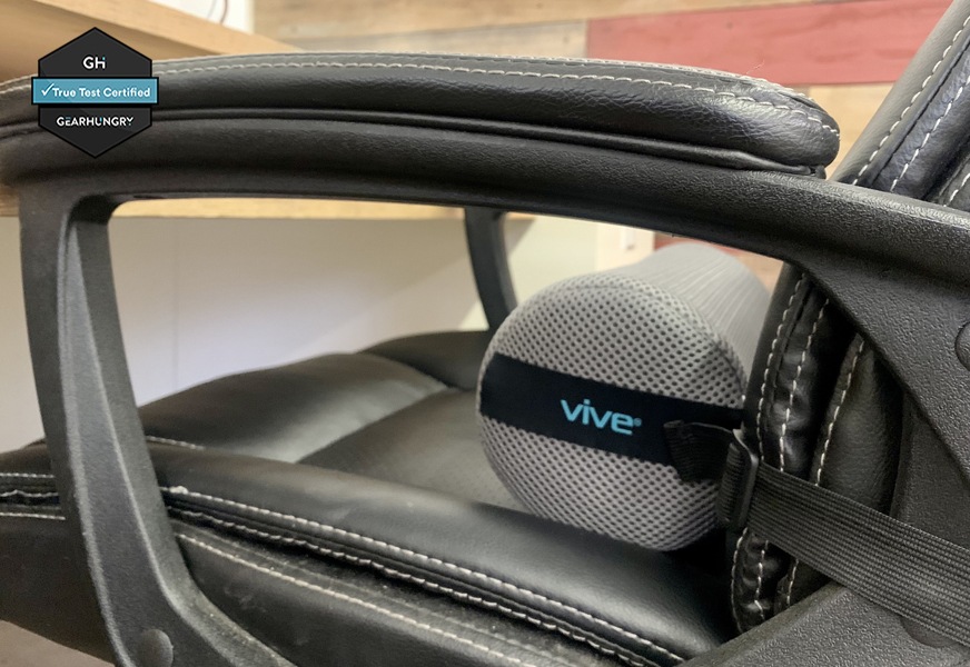 Vive Lumbar Roll - Cushion Support Pillow for Lower Back Pain Relief in Car