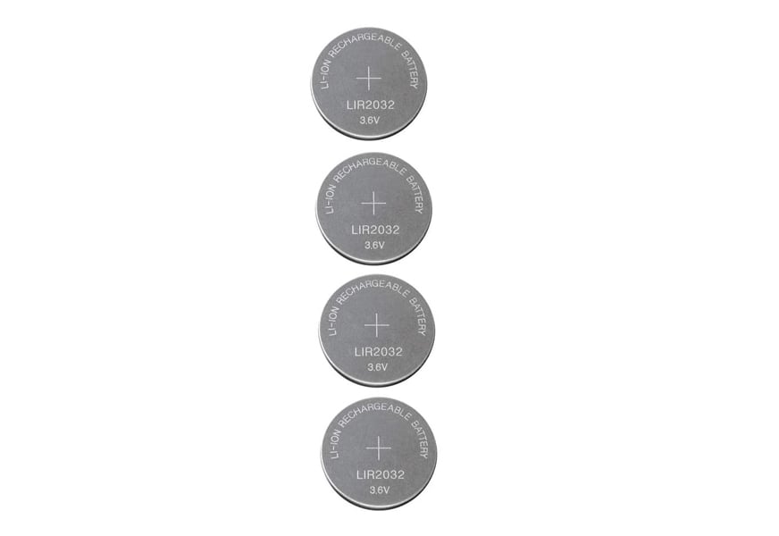 xlux rechargeable lir2023 set cr2032 batteries