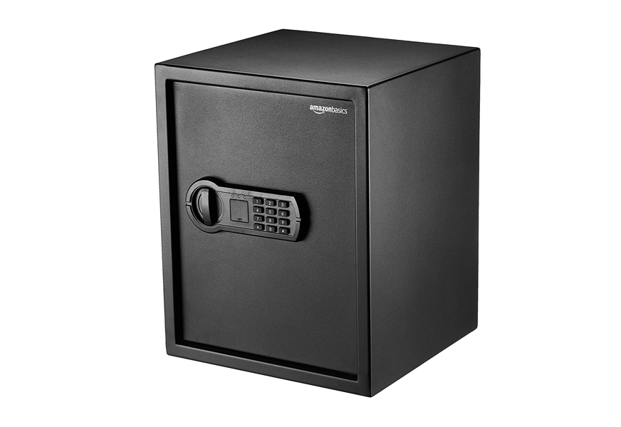 amazonbasics home keypad safe