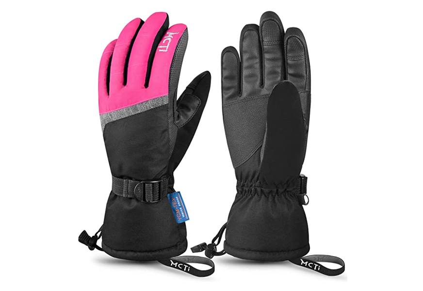 mcti warm touchscreen ski gloves