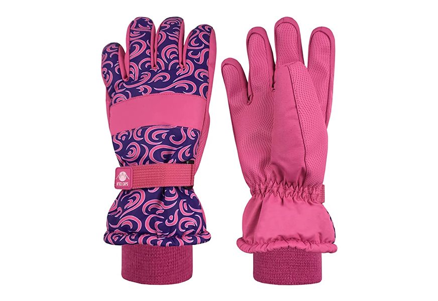 n'ice caps kids cold weather ski gloves