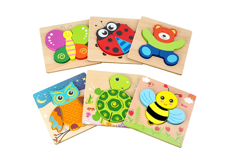 toddler wooden jigsaw animals puzzles