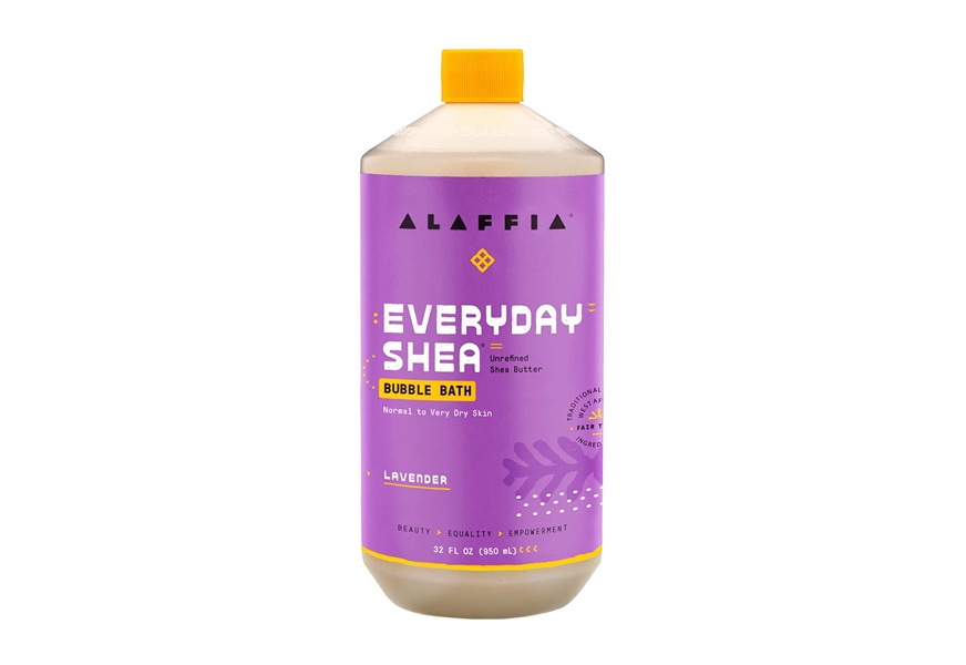alaffia everyday shea bubble bath lavender