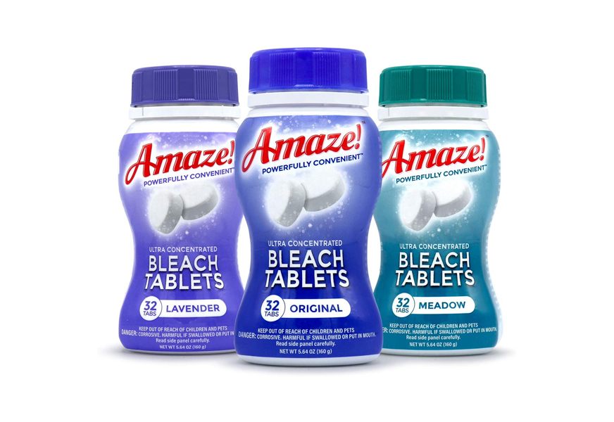amaze! bleach tablet laundry whitener