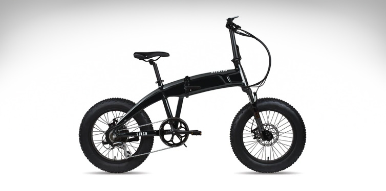 aventon sinch folding e bike with fat tires