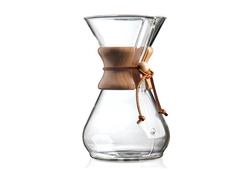 chemex hand blown glass coffee maker