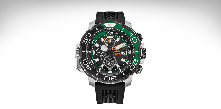 citizen promaster aqualand men's strap watch bj2168 01e