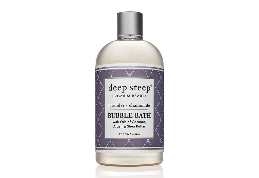 deep steep bubble bath