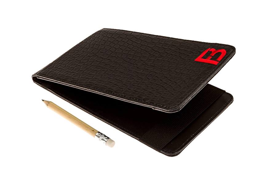 golf scorecard holder and yardage book