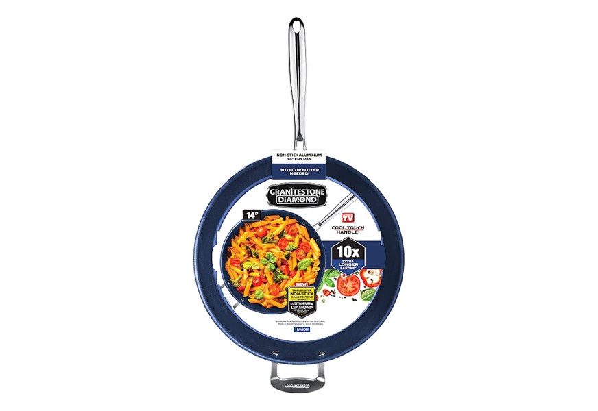 granite stone diamond 14-inch nonstick pan