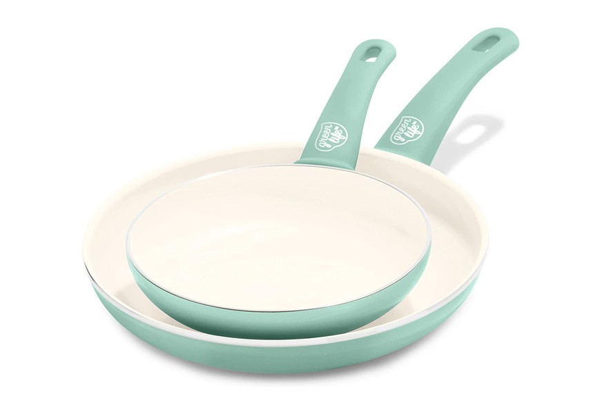 greenlife 2-piece nonstick pan set