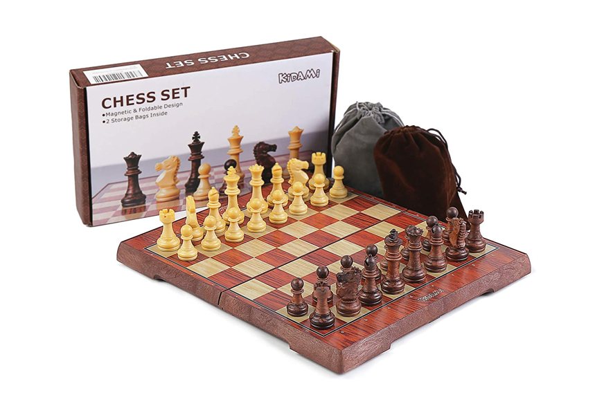 ColorGo Magnetic Travel Chess Set, Portable Mini Chess