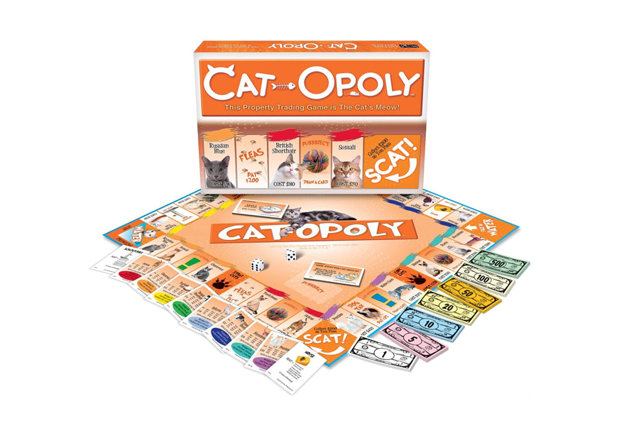 late for the sky cat-opoly board game