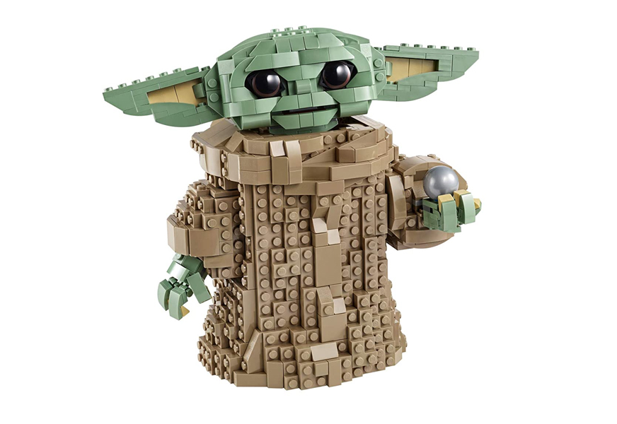 lego star wars: baby yoda mandalorian toy