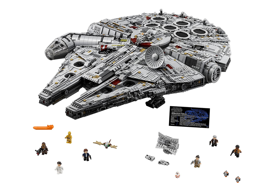 lego ultimate millenium falcon building kit