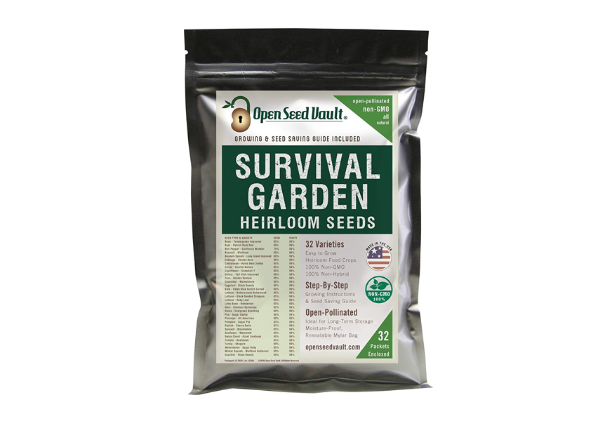 open vault seeds the survival garden vegetable seeds