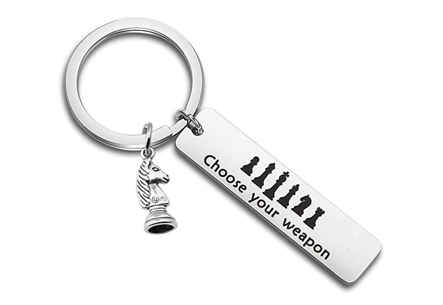 seiraa choose your weapon keychain